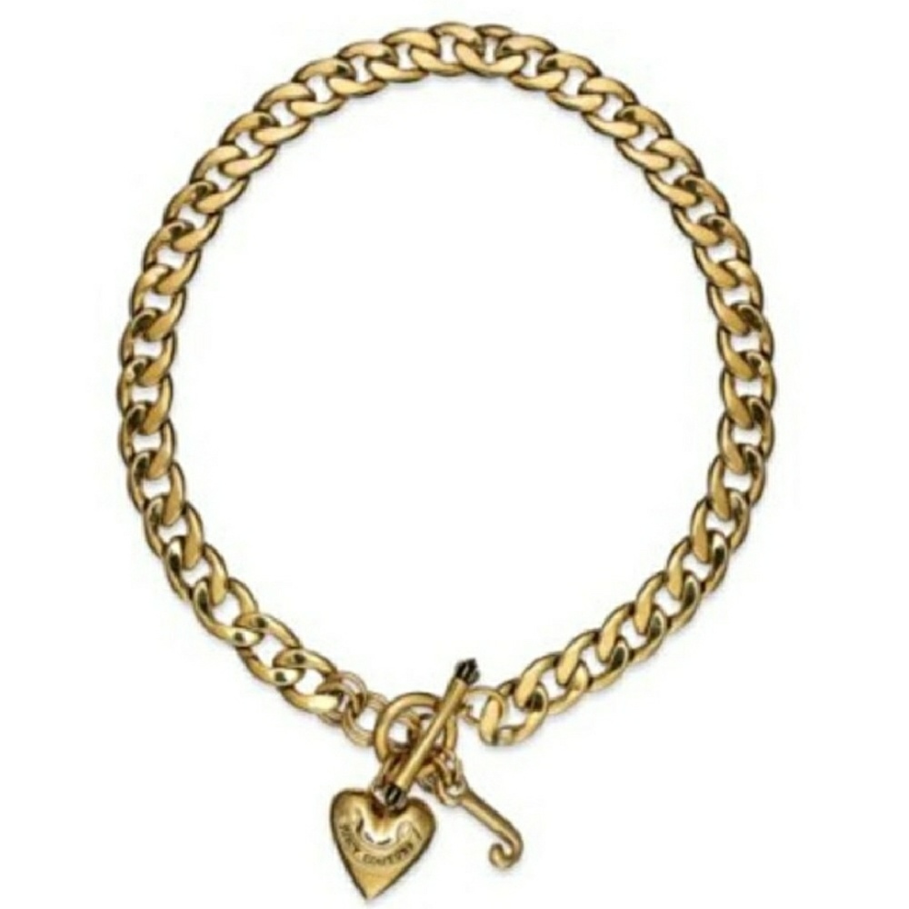Juicy C gold necklace and bracelet set ✨